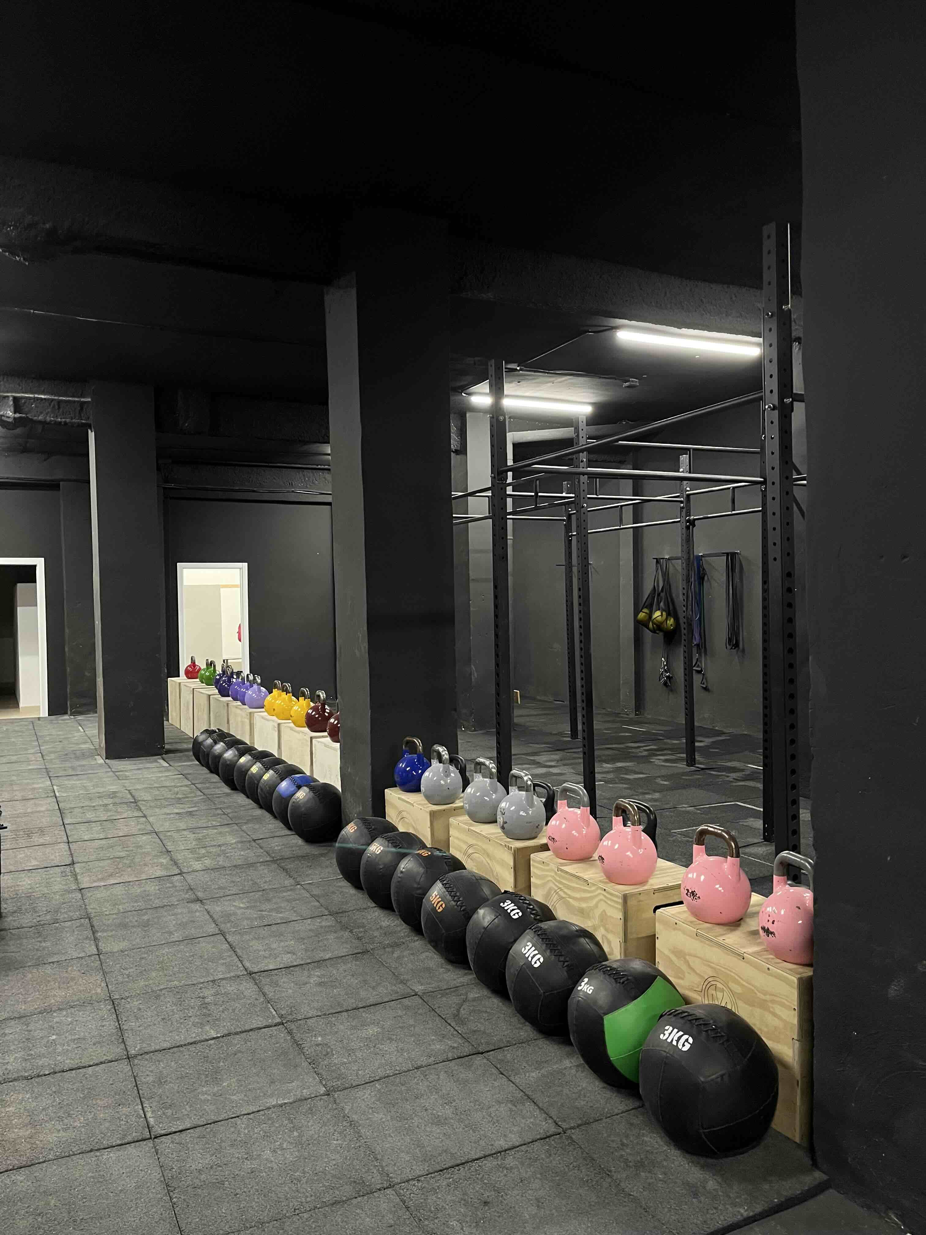 Pasillo del gimnasio