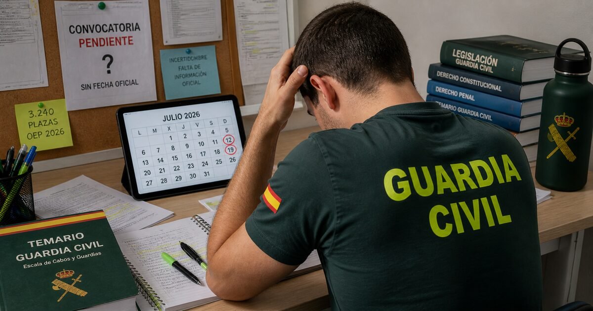 Guardia Civil 2026: ¿sigue siendo posible un examen en julio?