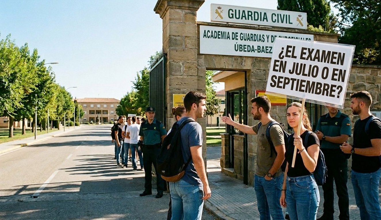 Calendario y debate sobre si el examen de Guardia Civil será en julio o en septiembre