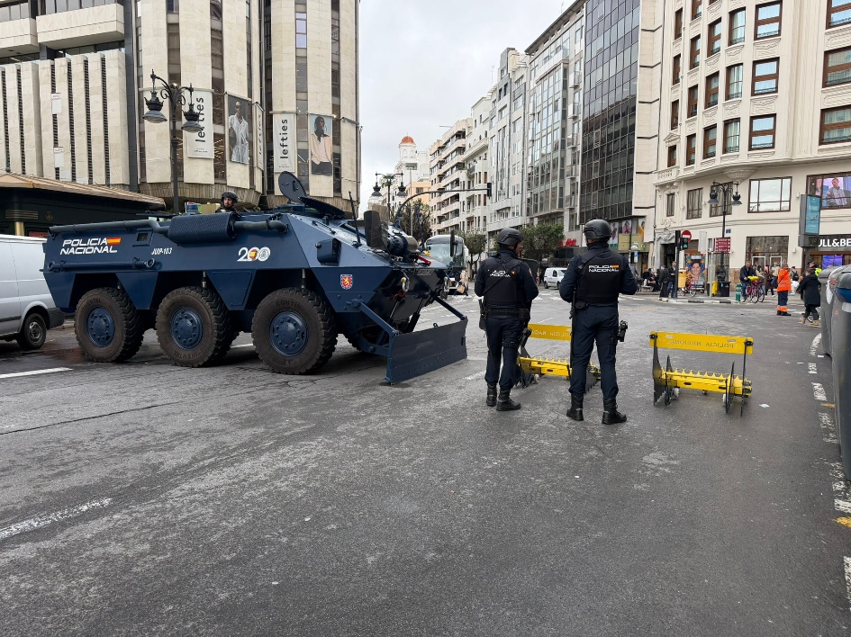 Dispositivo policial especial para Fallas 2026 en Valencia